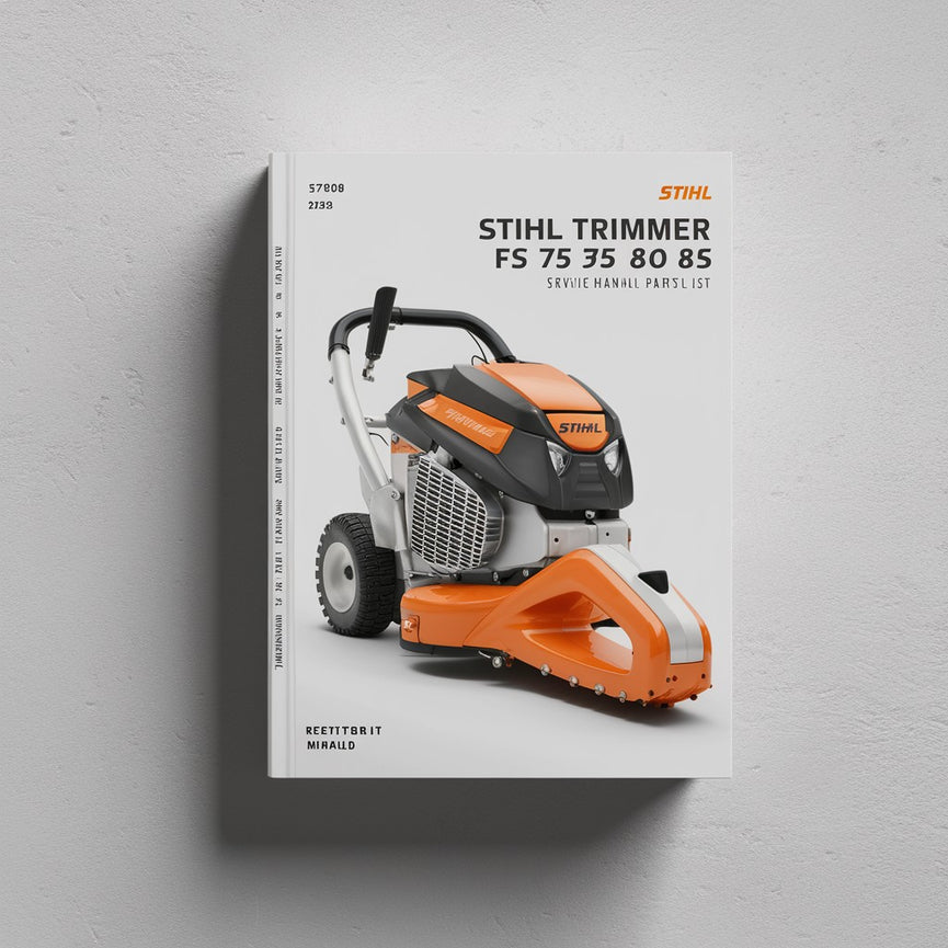 Lista de piezas del manual de reparación de servicio Stihl Trimmer FS 75 80 85