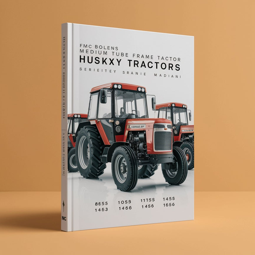 Manual de servicio de tractores Husky con estructura de tubo mediano FMC Bolens Modelos 855 1055 1155 1255 1453 1456 1656 Descargar PDF