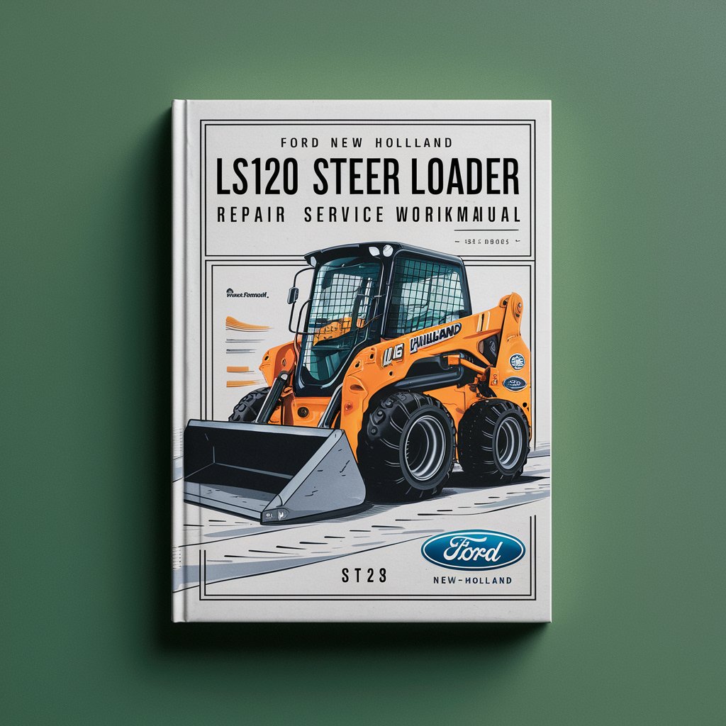 Ford New Holland LS120 LS125 Skid Steer Loader Repair Service WorkManual