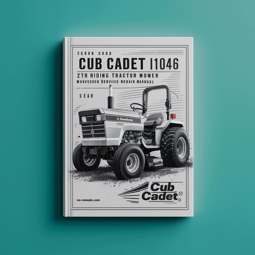 Manual de reparación del servicio del taller del cortacésped del tractor con conductor Cub Cadet i1042 i1046 i1050 ZTR. Descargar PDF