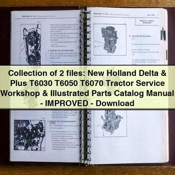 New Holland T6030 T6050 T6070 Tractor Parts Catalog