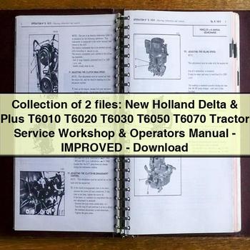 New Holland T6010-T6070 Tractor Operators Operator's Manual PDF