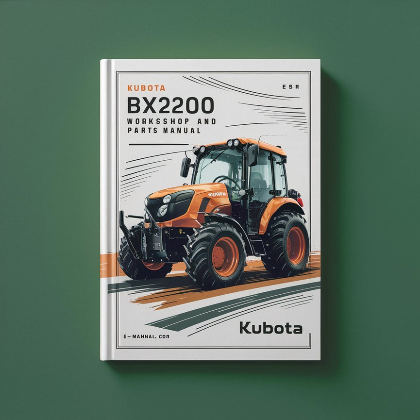 Kubota BX2200 Workshop and parts Manual. PDF Download