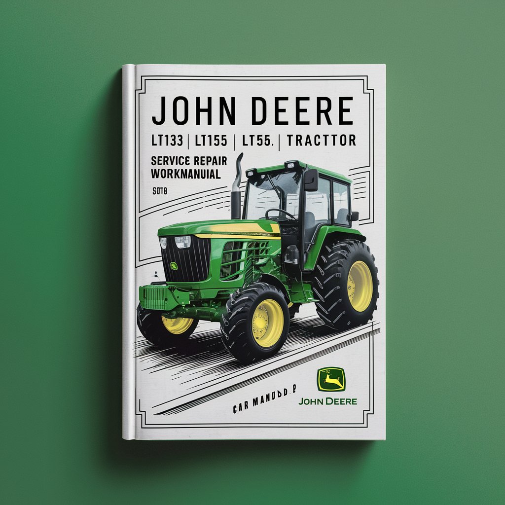 John Deere LT133 LT155 LT166 Lawn Garden Tractor Service Repair Workshop Manual. PDF Download