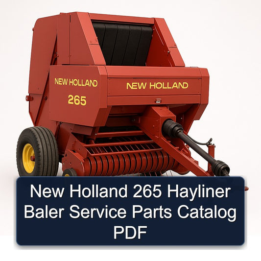 New Holland 265 Hayliner Baler Parts Catalog