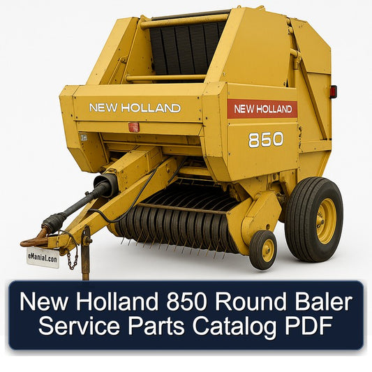 New Holland 850 Round Baler Parts Catalog