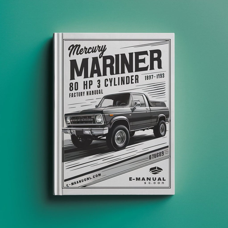 Mercury Mariner 80 HP 3 Cylinder 1987-1993 Factory Manual PDF Download