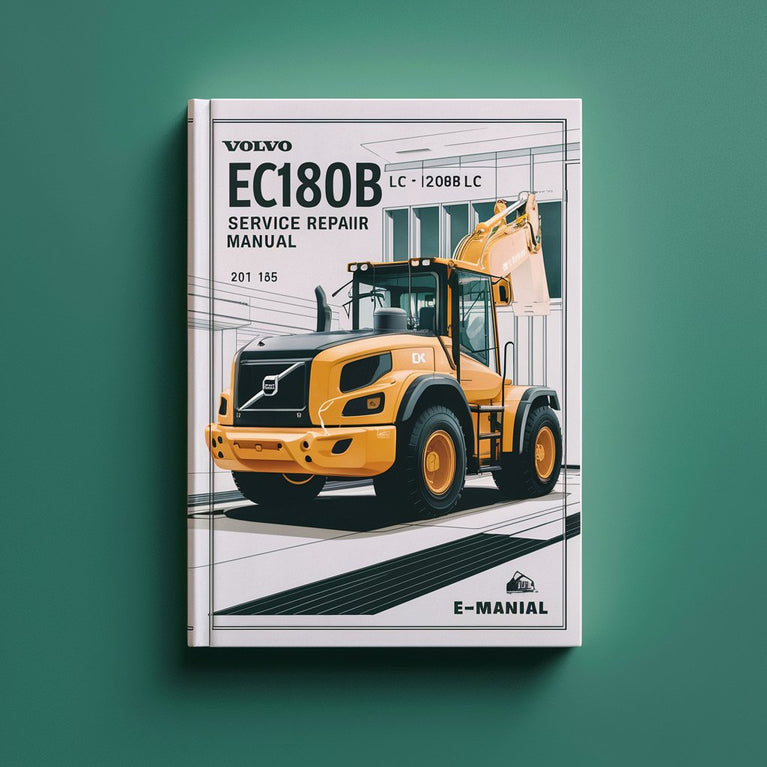 VOLVO EC180B LC EC180BLC Excavator Service Manual PDF Download