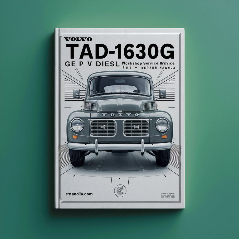 Volvo Tad1630g Ge P V Diesel Engine Workshop Service Repair Manual