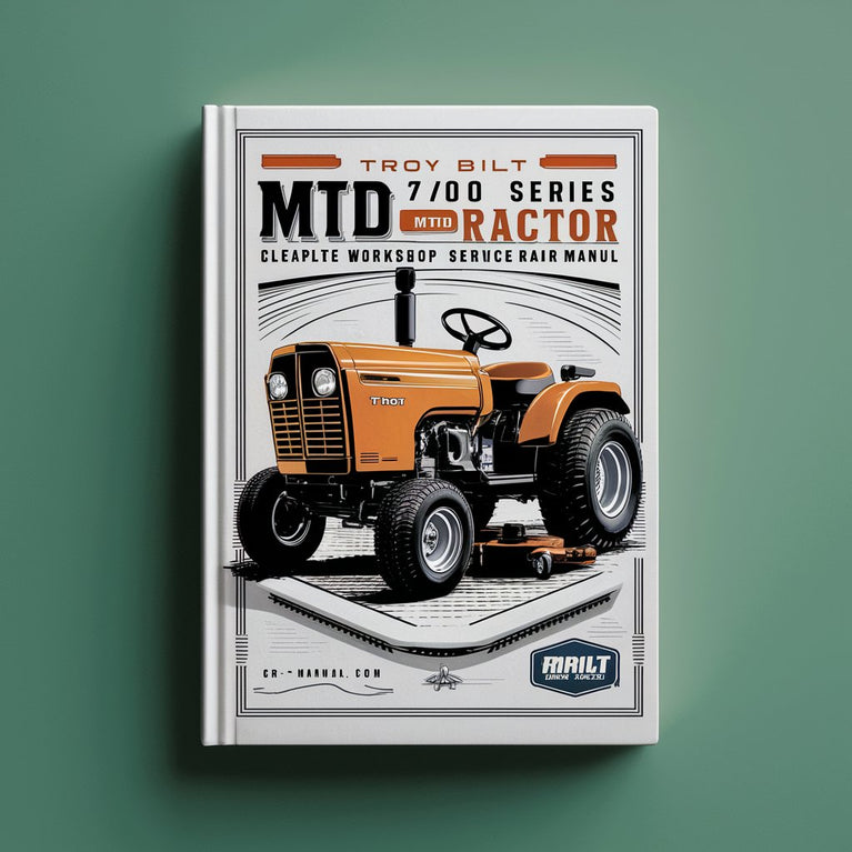 Manuel de réparation du service d'atelier complet du tracteur de tondeuse autoportée Troy Bilt MTD série 700 Télécharger le PDF