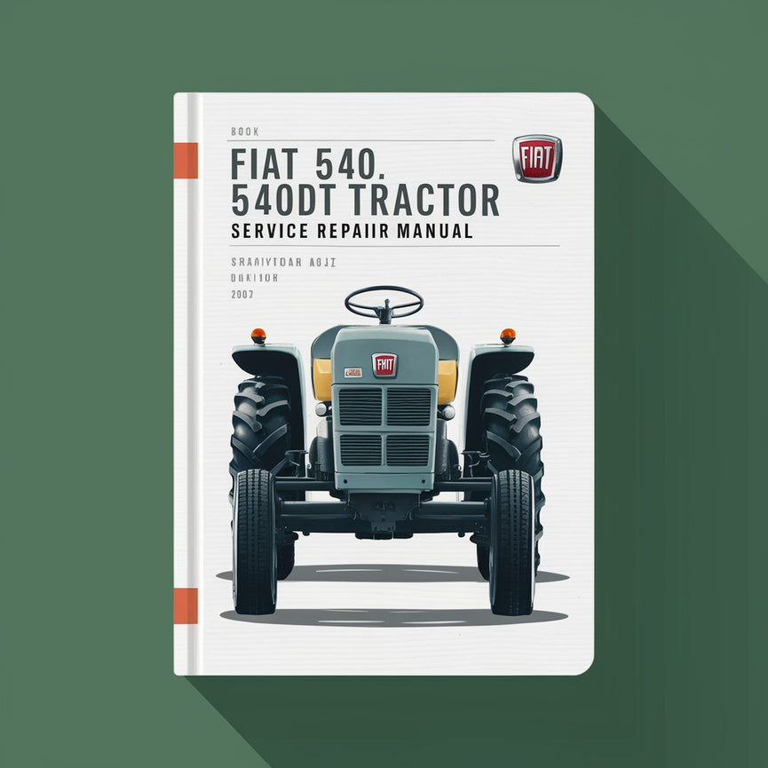 Manual de reparación de servicio del tractor Fiat 540 540DT Descargar PDF