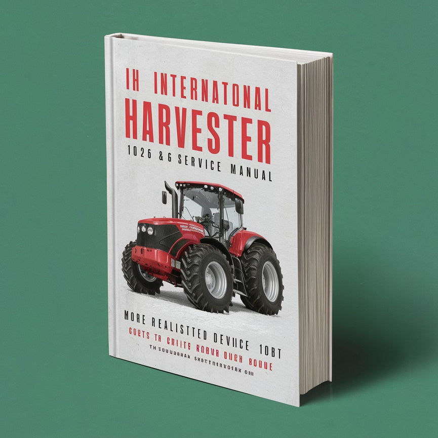 IH International Harvester 1026 Manuel d'entretien d'atelier Télécharger le PDF