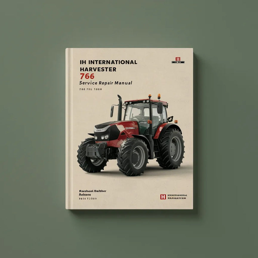 Manual de reparación de servicio IH International Harvester 766