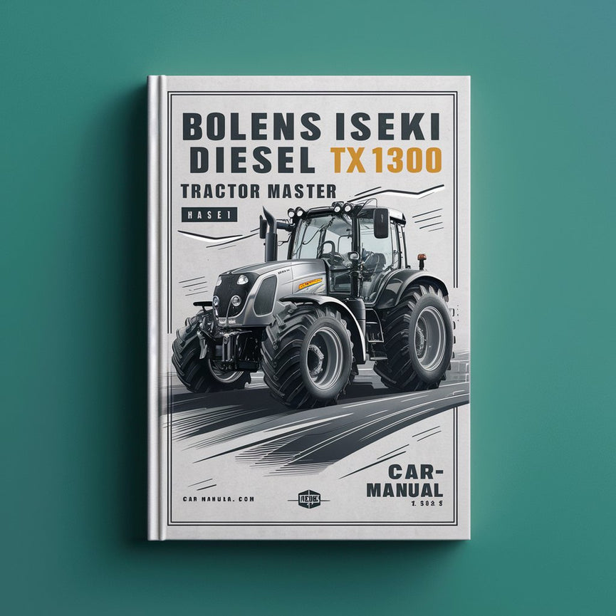 Manual maestro del tractor Bolens Iseki Diesel TX1300 1500 g152