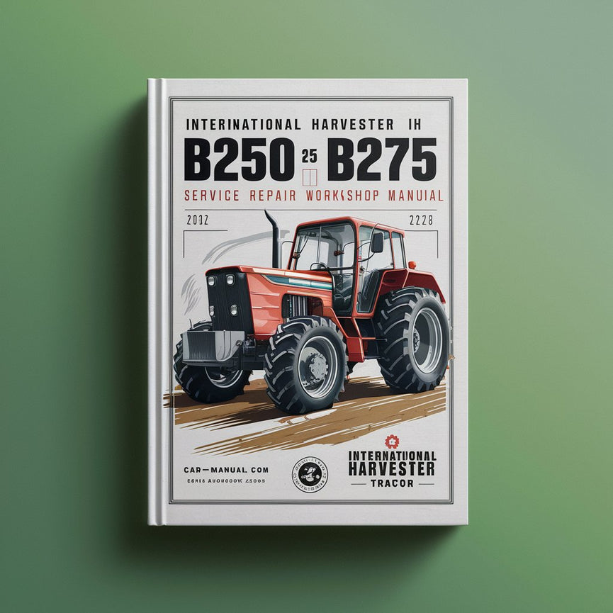 Cosechadora internacional IH McCormick B250 B275 Tractor (juego de 2 manuales) Manual de taller de reparación de servicio Descargar Pdf