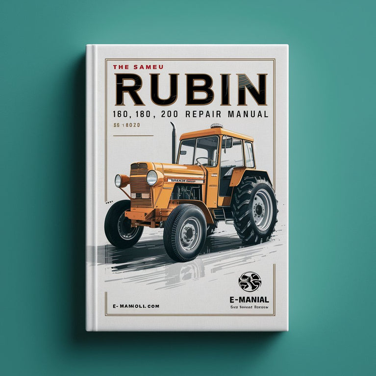 Same Rubin 160 180 200 Tractor Shop Service Repair Manual