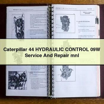 Caterpillar 44 HYDRAULIC CONTROL 09W Service And Repair mnl