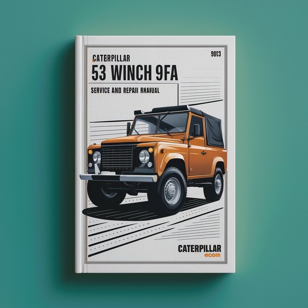 Caterpillar 53 WINCH 9FA Service And Repair Manual