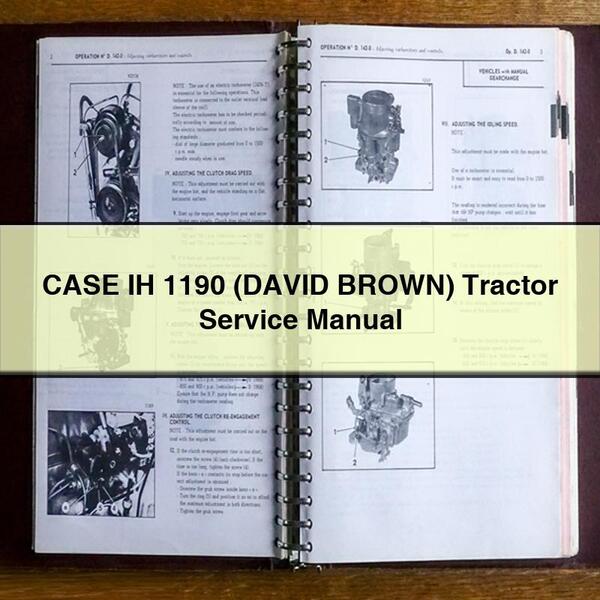 CASE IH 1190 (DAVID BROWN) Tractor Service Repair Manual