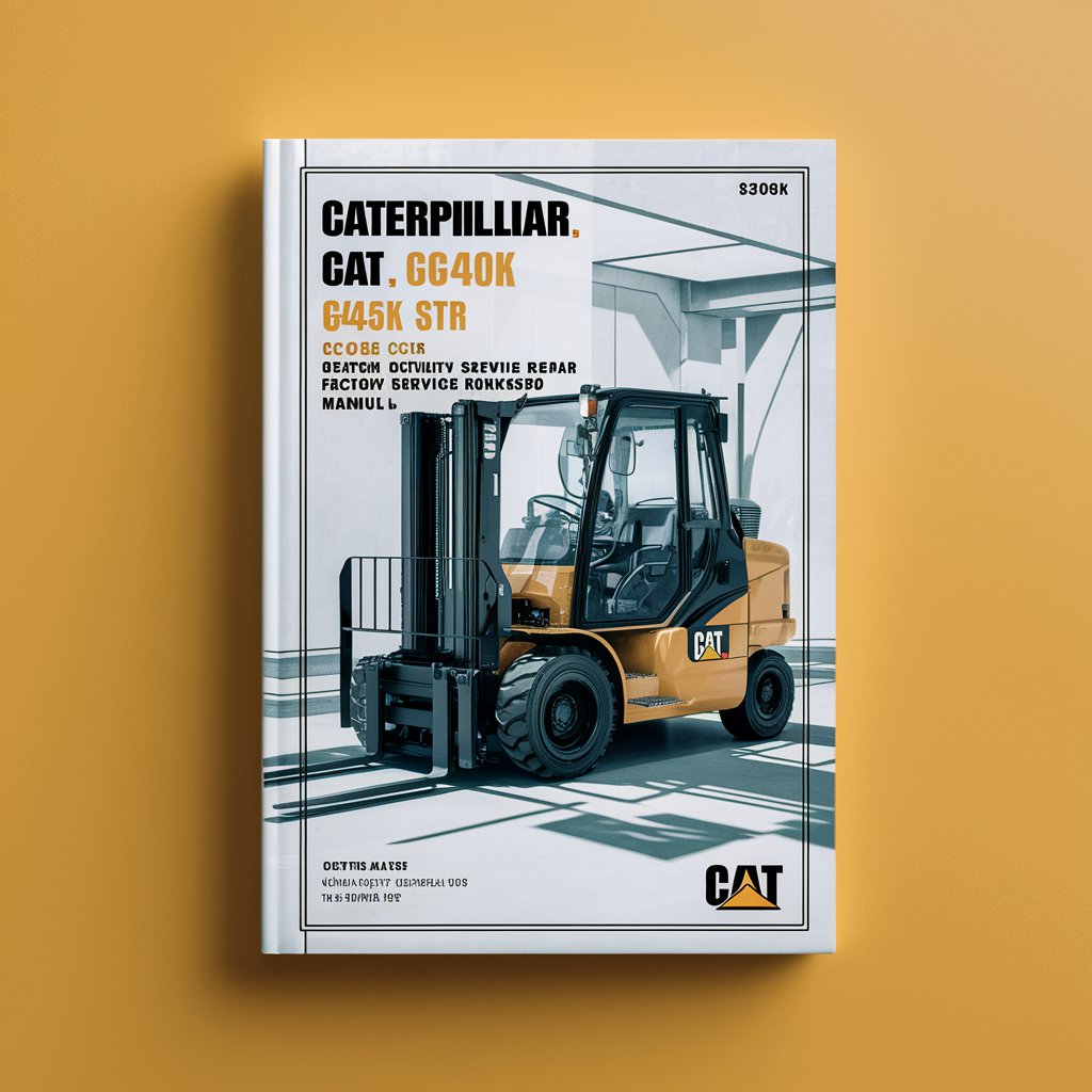 Caterpillar Cat GC35K GC40K GC40K STR GC45K SWB GC45K GC55K GC55K STR GC60K GC70K GC70K STR Forklift Factory Service Repair Workshop Manual