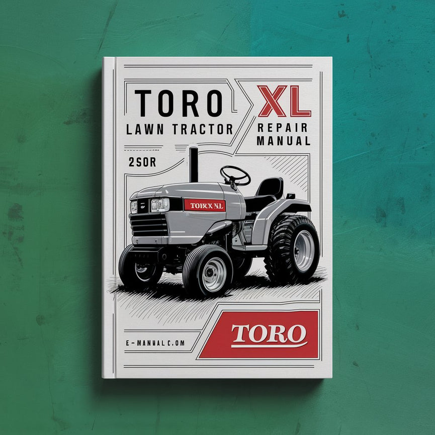 Manual de reparación del servicio del tractor cortacésped Toro Xl Descargar PDF