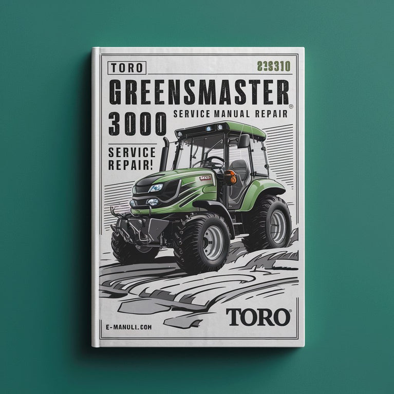 Toro Greensmaster 3000 WSM Service Manual Repair