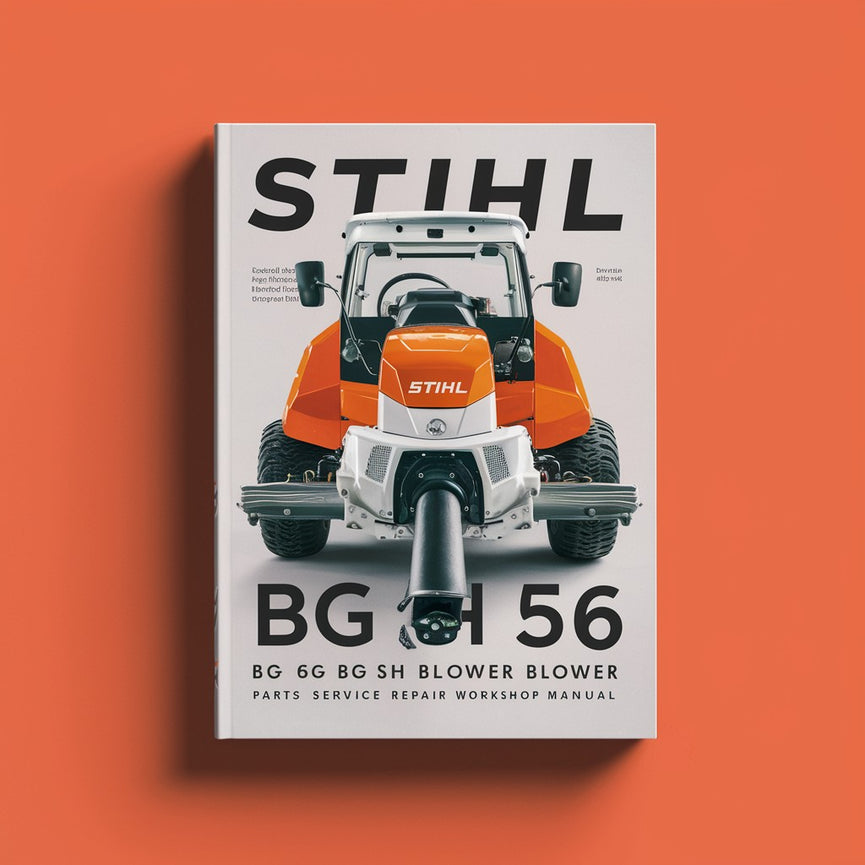 Stihl BG 56 BG 66 BG 86 SH 56 SH 86 Blower Parts Service Repair Workshop Manual  Pdf