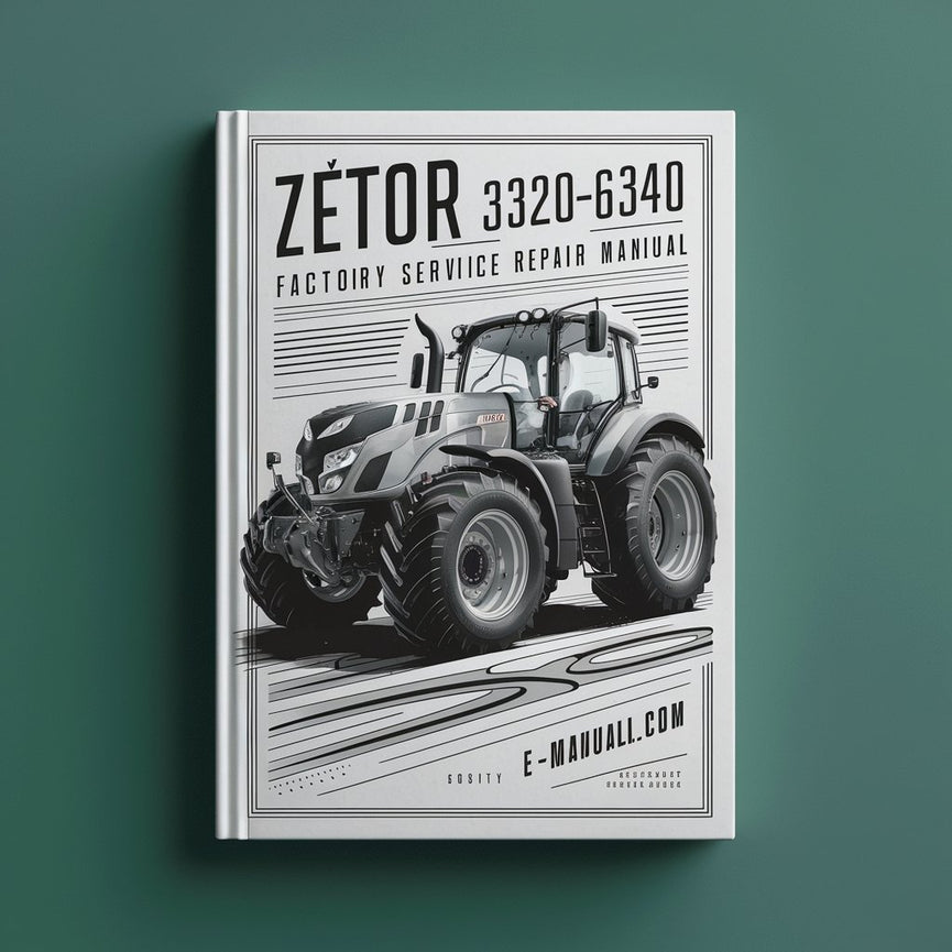 Manual de reparación del servicio de fábrica de tractores Zetor 3320-6340 Descargar PDF