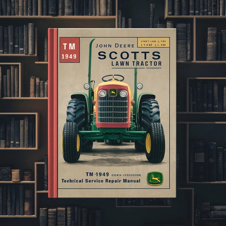 Best John Deere Scotts-L1642 L17.542 L2048 L2548 Tractor cortacésped-TM1949 Manual de reparación de servicio técnico-PDF