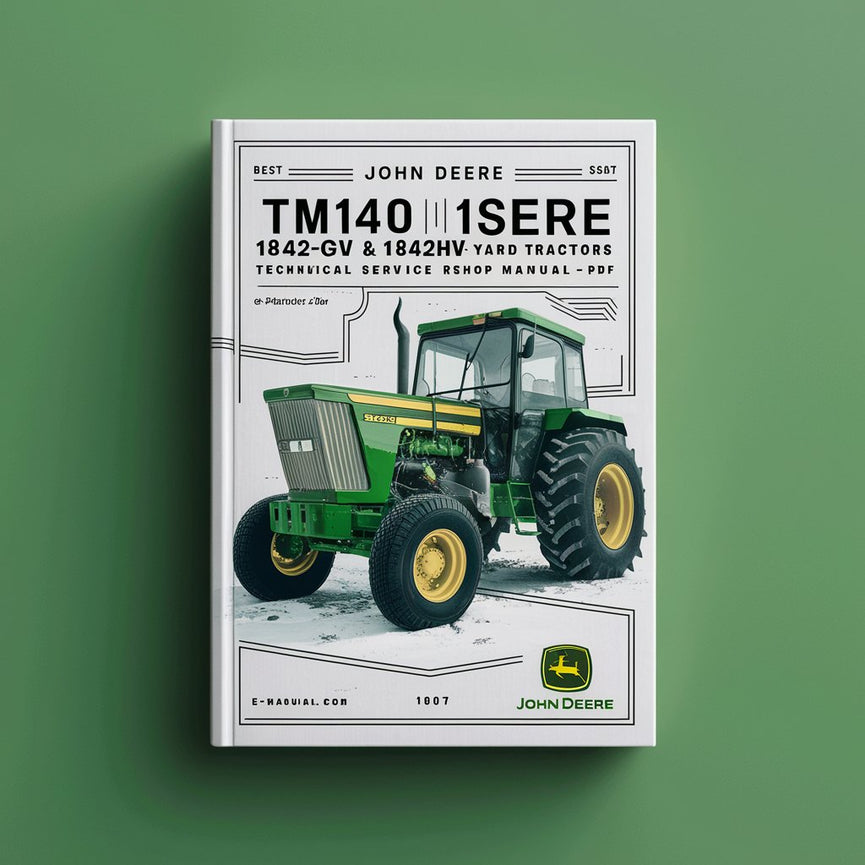 El mejor manual de taller de reparación de servicio técnico de tractores JOHN DEERE TM1740 1842GV y 1842HV SABRE YARD-Descarga en PDF