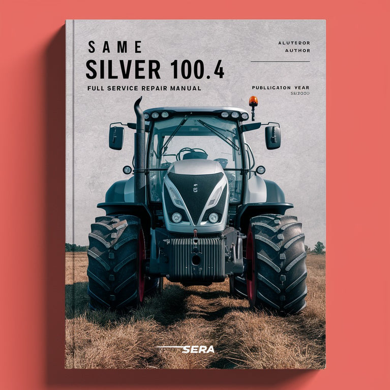 Samma Silver 100.4 Traktor Full Service Reparationshandbok