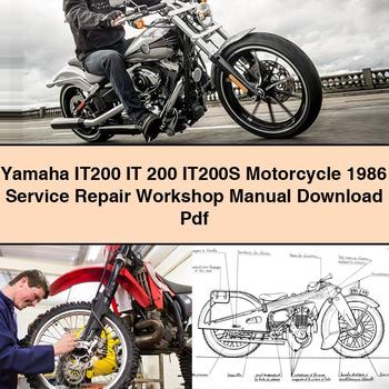 Yamaha IT200 IT 200 IT200S Motorcycle 1986 Service Repair Workshop Manual  Pdf