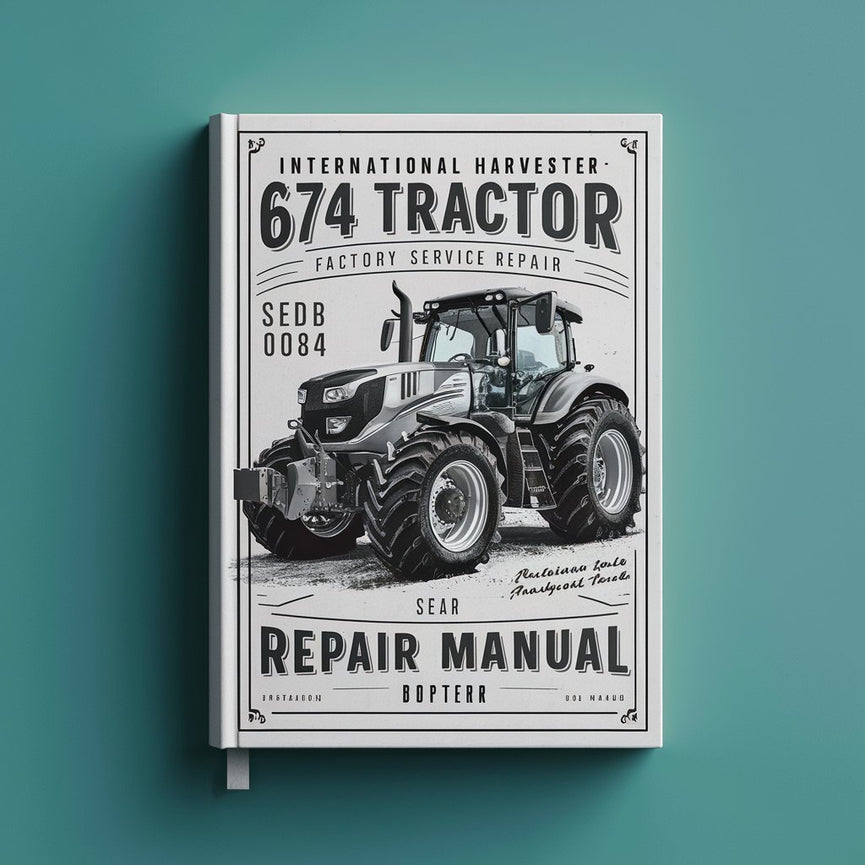 Manual de reparación del servicio de fábrica de tractores International Harvester 674