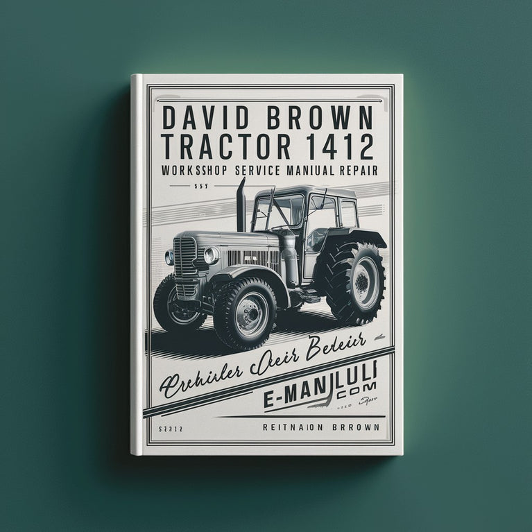 David Brown Tractor 1412 Workshop Service Manual Repair