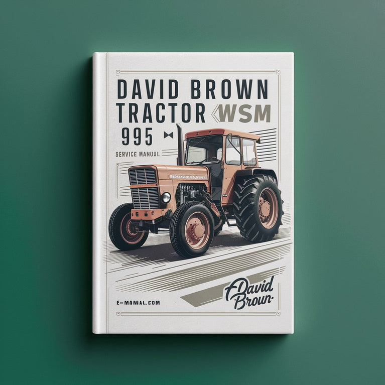 Reparación del manual de servicio del tractor David Brown 995 WSM Descargar PDF