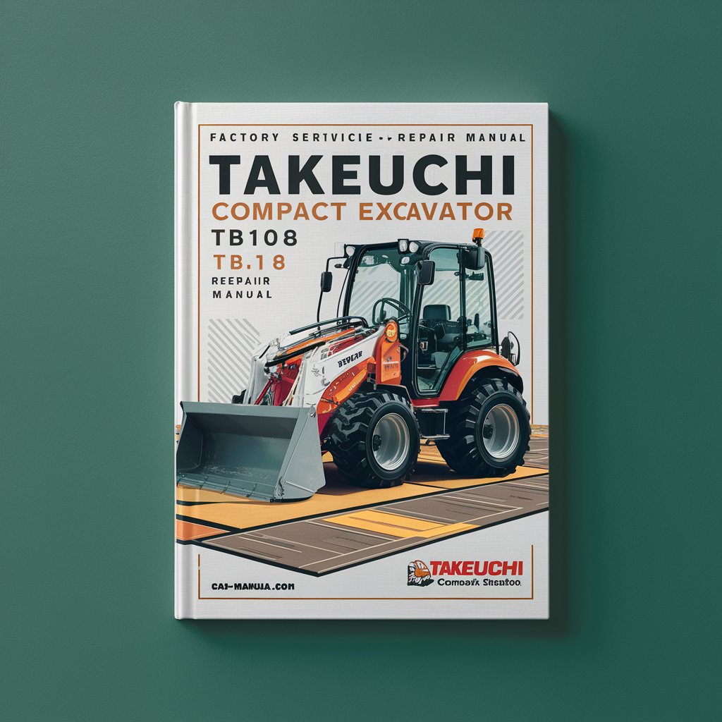 Takeuchi Compact Excavator TB108 Factory Service Repair Manual