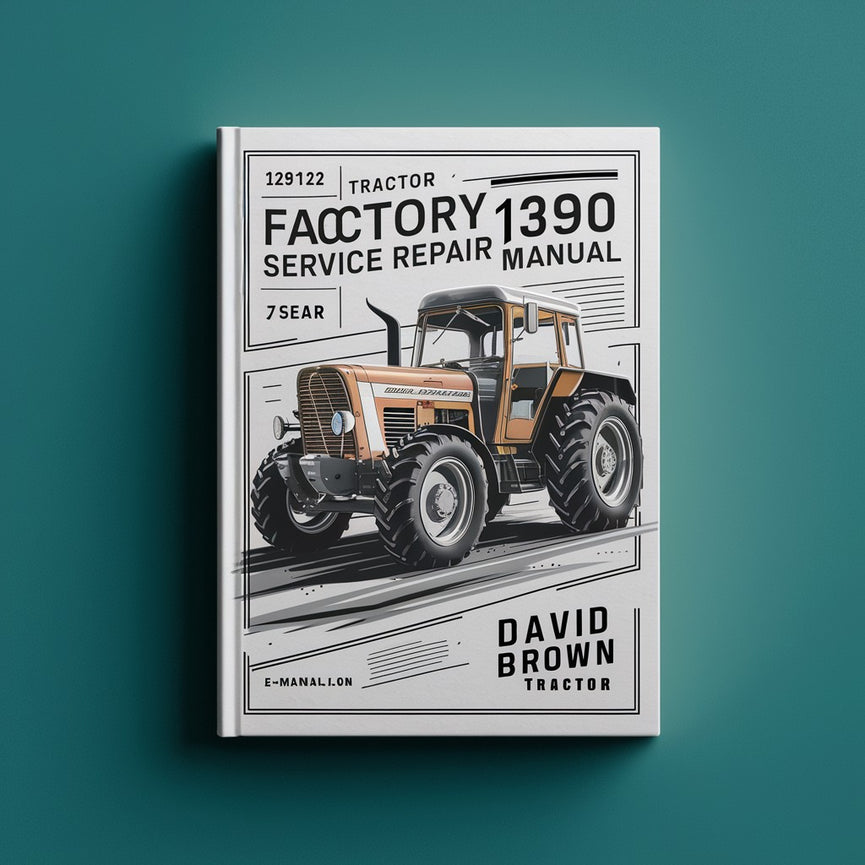 David Brown Tractor 1390 Factory Service Repair Manual