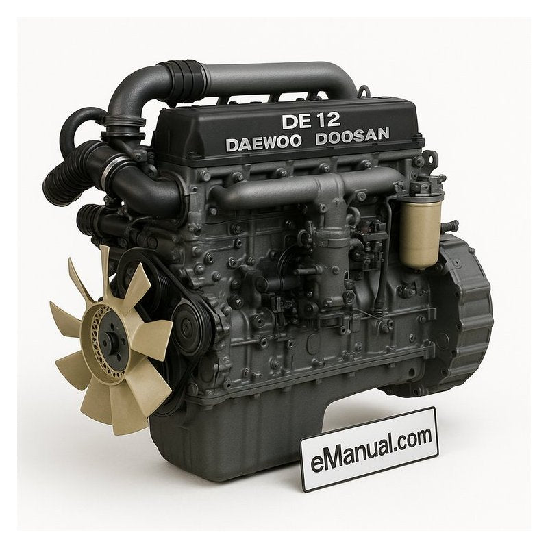 Daewoo Doosan DE12 12TIA 12TIS Parts Diesel Engine Service Repair Workshop Manual PDF