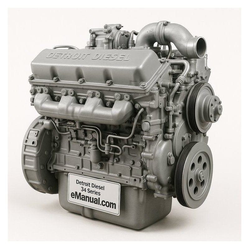 Detroit Diesel 92 Series V92 V-92 V Shop Service Repair Workshop Manual PDF