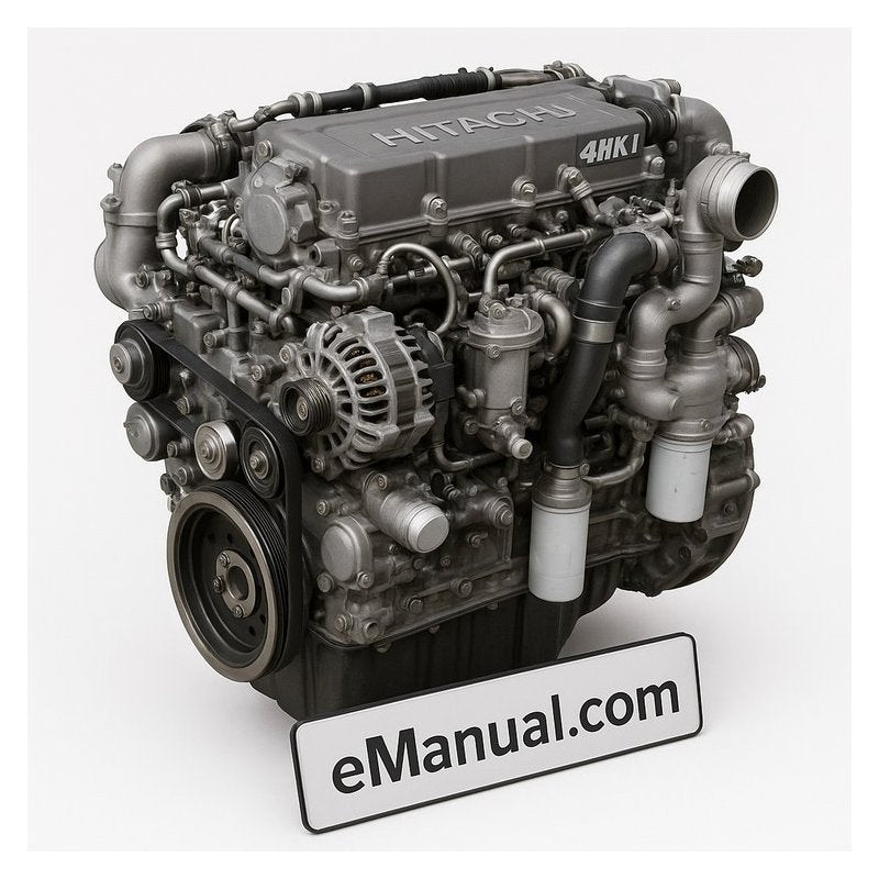 Hitachi 6hk1 4hk1- Isuzu Engine Service Repair Workshop Manual PDF