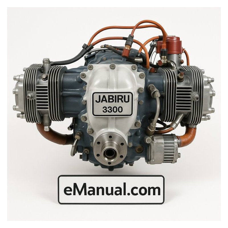 Jabiru 3300 Aircraft Engine Installation Service Repair Workshop Manual PDF