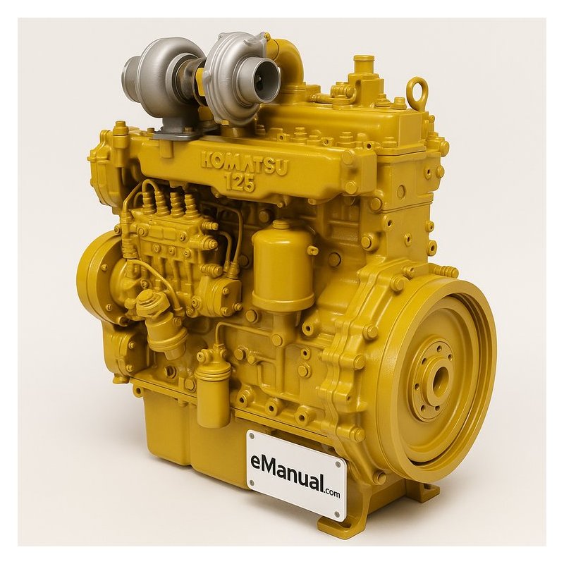 Komatsu 125-2 (6d125-2 S6d125-2 Sa6d125-2 Saa6d125-2) Diesel Engine Service Repair Workshop Manual PDF