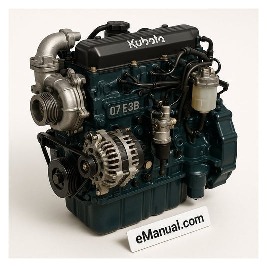 Kubota 07 E3B 07-E3B Series Diesel Engine D Service Repair Workshop Manual