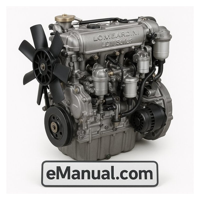Lombardini LDW Series 422 Engine Service Repair Workshop Manual PDF