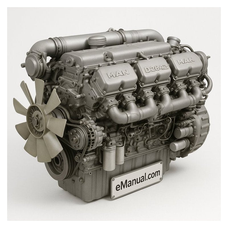 MAN D2842 Industrial Diesel Engine Service Repair Workshop Manual PDF