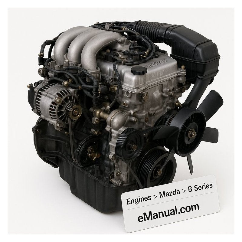 Mazda B Series Engine B6 BP DOHC Service Repair Workshop Manual PDF