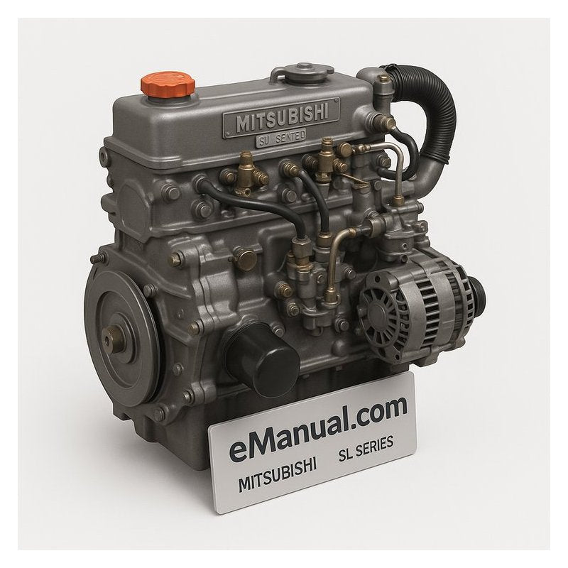 Mitsubishi SL Series S 3 L 4 Mitsubushi Diesel Engine Models L-series (l2a L2C L2E L3A L3C L3e) Service Repair Workshop Manual PDF