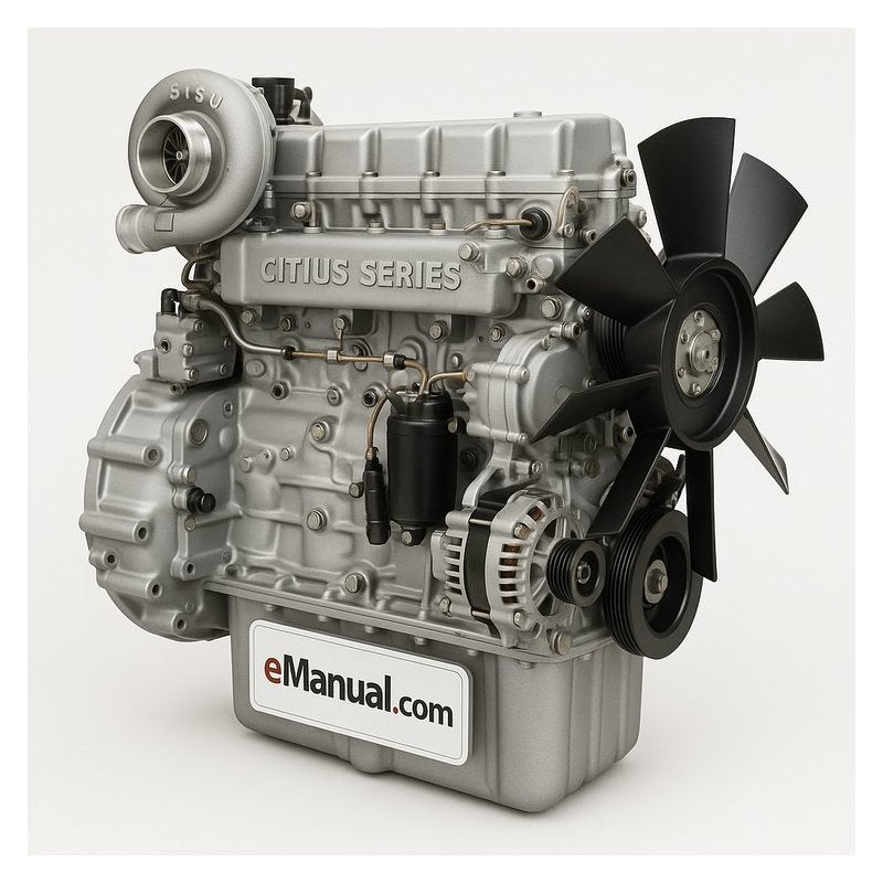 Sisu Citius Series 44 49 66 74 84 Engines Industrial Service Repair Workshop Manual