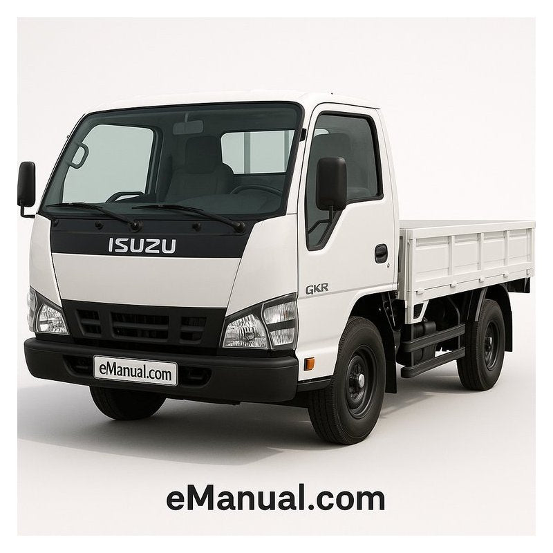 2011 Isuzu QKR Series Onward Service Repair Workshop Manual