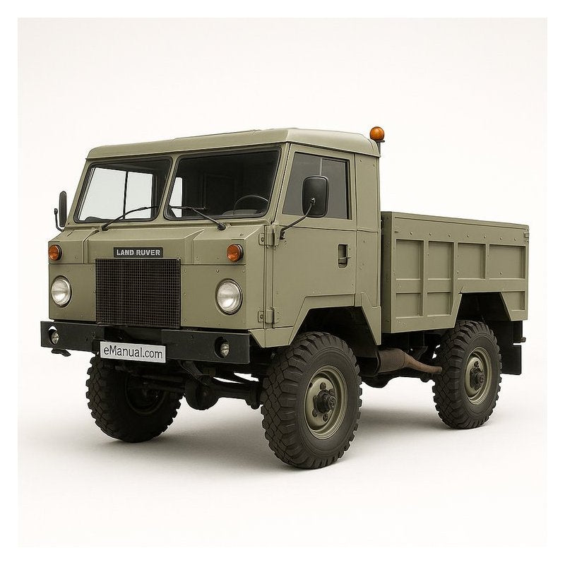 1977 Land Rover 101 Forward Control 1 Tonne 4x4 onwards Service Repair Workshop Manual